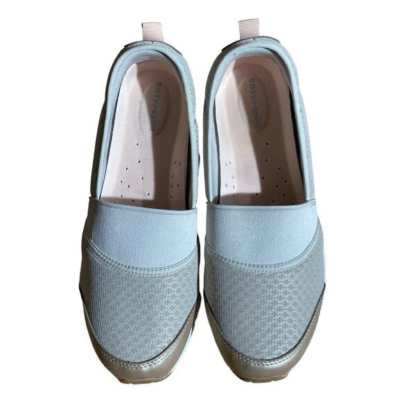 NEW! Easy Spirit Setwist 2 slip on fabric shoe. Comfort. Tan. Women's Size 10W - Picture 2 of 6